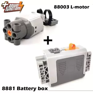 LEGO Power Functions 88003 L Motor 8881 Battery Box Electric Train Car Block Toy - Picture 1 of 3
