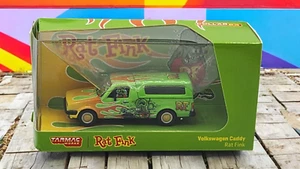 RAT FINK SCHUCO TARMAC WORKS VOLKSWAGEN VW CADDY GREEN 1:64 NEW IN BOX - Picture 1 of 13