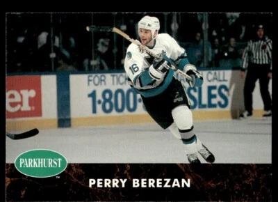 1991 Parkhurst #381 Perry Berezan - San Jose Sharks - Image 1 of 2