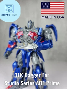 TLK Nemesis Dagger para Studio Series AOE Age of Extinction Prime Transformers - Imagen 1 de 6