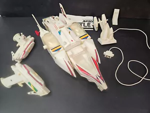 VTG Micronauts Battle Cruiser Motorized Ship Parts Used Not Complete - Picture 1 of 9
