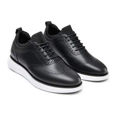Men's Dress Sneakers Oxfords Casual Wingtip Brogue Comfortable Breathable Shoes - Image 1 of 4