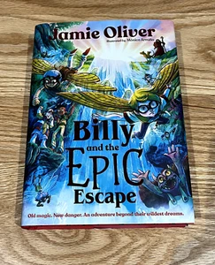 Jamie Oliver WITHDRAWN Billy and the Epic Escape Book 1st Edition Hardcover - Picture 1 of 4