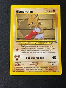 Hitmonchan┃69/105┃Neo Destiny┃Pokemon Card┃WOTC┃Common┃Near Mint - Imagen 1 de 2