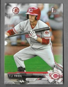 T.J. FRIEDL 2017 BOWMAN 1ST. ROOKIE RC CARD #BP71 REDS - Bild 1 von 2
