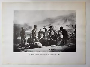 Victorian Photography Old Print Roger Fenton Cookhouse of the 8th Hussars 1855 - Picture 1 of 1
