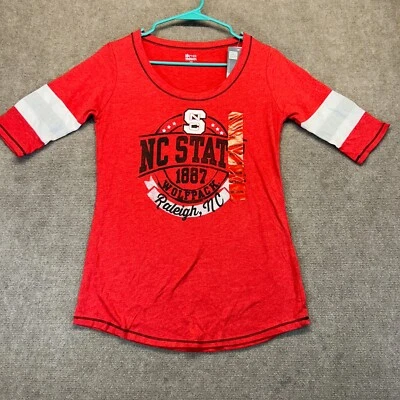 NC государство Wolfpack бейсбольная рубашка подростков средний 7/9 красный короткий рукав рыцари новый - Изображение 1 из 4