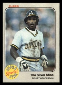Rickey Henderson Oakland Athletics 1983 Fleer #639