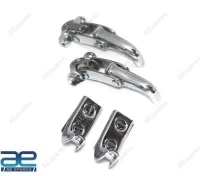 WINDSHIELD INTERIOR LATCH KIT CHROME FITS WILLYS JEEP MB M38s CJS FORD A2227 - Image 1 of 2
