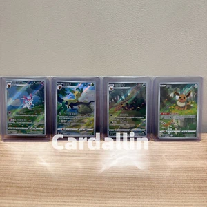 2025 Pokemon TCG Chinese Exclusive Gem Umbreon Eevee Sylveon Leafeon Set 4 Card - Picture 1 of 6