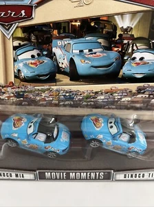 Disney Pixar Cars MOVIE MOMENTS Dinoco Mia & Tia  2 Car Set NIB - Picture 1 of 7