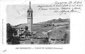 4920) PANORAMA DI SAN BENEDETTO VALLE DI SAMBRO (BOLOGNA). VIAGGIATA NEL 1903. - Imagen 1 de 2