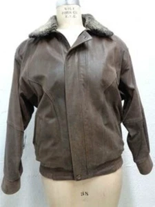 BRANDNEU BRAUN SCHEREN SCHAFFELLJACKE MANTEL DAMEN GRÖSSE 4 PETITE - Bild 1 von 1