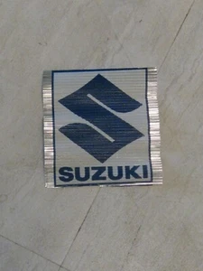 SUZUKI VINTAGE DEALER DISPLAY ALUMINUM CORRUGATED SUZUKI "S" HANG TAG NOS! - Picture 1 of 1