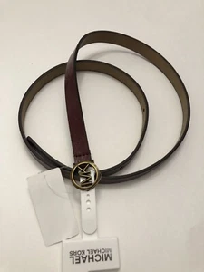 MICHAEL KORS Women’s Logo Charm Belt size M - Picture 1 of 10