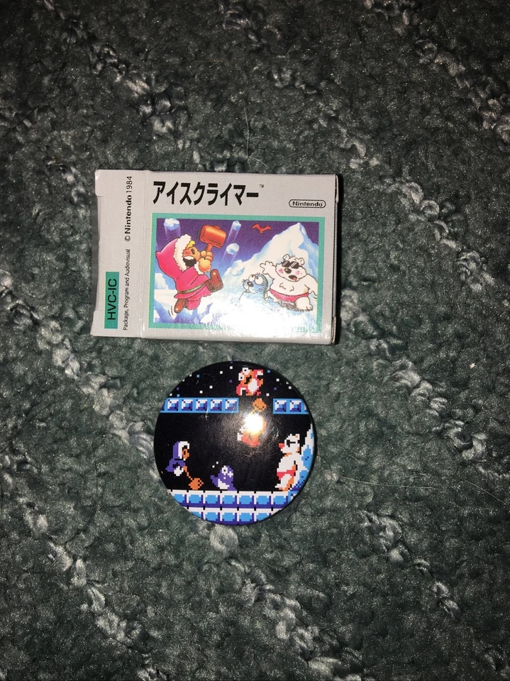 Булавка Ice Climbers NES Nintendo редкая японская игрушка Bandai коллекционная фигурка - Изображение 1 из 1