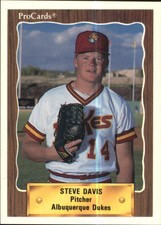 1990 Albuquerque Dukes ProCards #337 Steve Davis