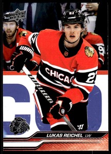 2023-24 Upper Deck Series 1 Lukas Reichel #36