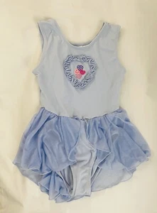 Body Motion Mädchen Trikot Medium hellblau mit angenähtem Rock - Bild 1 von 8