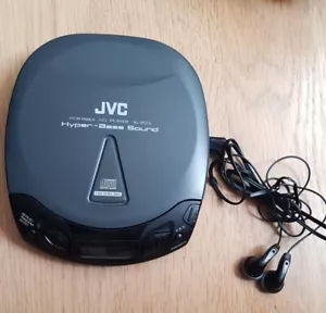 JVC HYPER-BASS SOUND PORTABLE RETRO CD PLAYER XL-P23 - Fully Working Carry Case - Picture 1 of 10