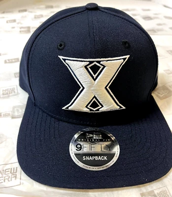 Xavier Musketeers NCAA NE "Original Fit"  Snapback Hat~Dark Navy - Image 1 of 4