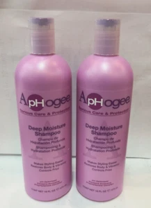 Deep Moisture Shampoo By Aphogee Serious Care & Protection 16 oz ( PACK OF 2 ) - Picture 1 of 3