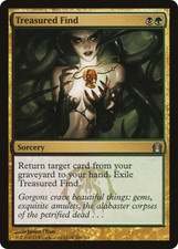 TREASURED FIND x2 ~mtg NM Return To Ravnica Unc