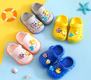 Kids Slippers for Boys Girls Cartoon Shoes Summer Toddler - Picture 1 of 8