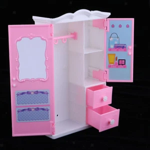 Modische Kleiderschrank Modell Spielzeug für Puppen Haus Zimmer Möbel Ornament - Bild 1 von 12