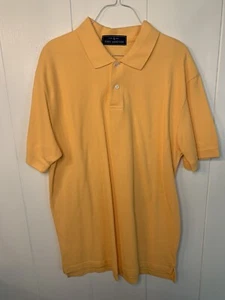 John Ashford Men Short Sleeve Polo Shirt Size Large 100% Cotton - Picture 1 of 3
