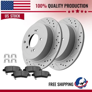 11.89 inch Rear Disc Rotors + Ceramic Brake Pads For Tucson 2016-2021 Sportage - Foto 1 di 6