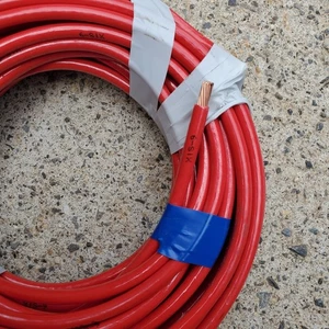 6 AWG THWN-2 Wire 10 Ft Stranded Insulated Copper Red Jacket 600V - Picture 1 of 6