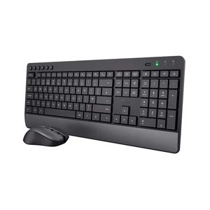 Trust Trezo Wireless Keyboard and Mouse Set, QWERTY UK Layout, Sustainable Desig - Picture 1 of 10