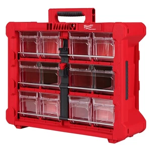Milwaukee 48-22-8433 PACKOUT Contenedor Inclinable Organizador con 10 Contenedores de Acceso Rápido - Imagen 1 de 11