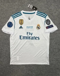 Maglia Real Madrid Ronaldo 7 Finale Champions League Kiev 2018 Jersey - Zdjęcie 1 z 23