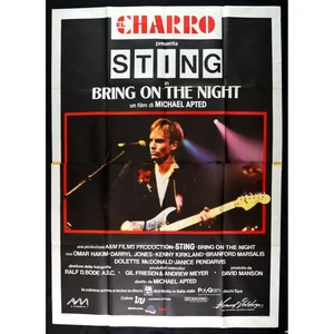 manifesto BRING ON THE NIGHT Sting Branford Marsalis Darryl Jones apted M281 - Imagen 1 de 2