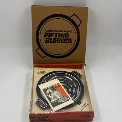 Винтажный Hamilton Beach пятой горелки портативная плита электрический гриль #812 новый в коробке новый из старых запасов - Изображение 1 из 4