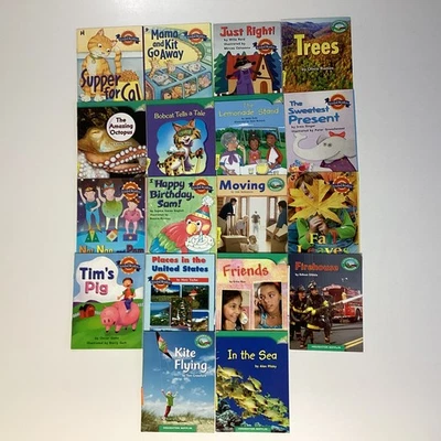 1st Grade Readers Vocabulary Lot of 18 Books Houghton Mifflin Leveled - Image 1 of 4