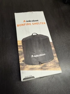 Solo Stove Lagerfeuerunterstand Rund Feuerstellenabdeckung Wetterfest Schwarz Neu - Bild 1 von 2