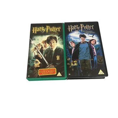Harry Potter VHS Video Bundle - Chamber of Secrets and Prisoner of Azkaban - PG - Image 1 of 4