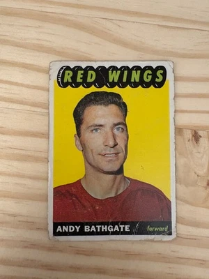 1965-66 Topps #48 Andy Bathgate - Detroit Red Wings (invS1) - Image 1 of 2