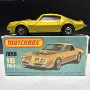 Matchbox Lesney 16 Pontiac England Superfast - Picture 1 of 3