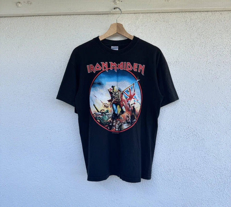 Camiseta De Colección Iron Maiden The Trooper Tour 2002 Banda Talla Mediana Rock Metal Foto 1 de 4