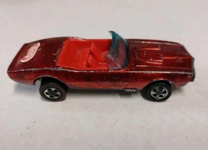 1967 Hot Wheels Redline Custom Firebird Rare RED Interior Hong Kong - Picture 1 of 8