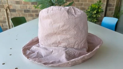 Sombrero Album di Famiglia 9593 CC en algodón rosa Foto 1 de 4