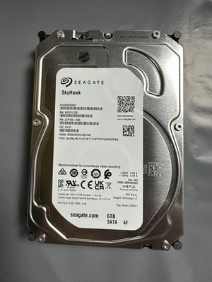 6TB HDD 3.5" SATA Seagate SkyHawk 256MB Cache Hard Drive ST6000VX008 - Image 1 of 2