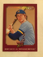 2002 Donruss Studio First Ballot #CS-17 Robin Yount Ser #ed 42/99 Brewers