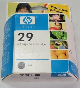 Impresora de inyección de tinta original de cartucho de tinta negra HP 29 - Imagen 1 de 2