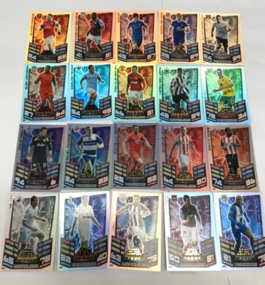 2012-13 EPL Match Attax Extra Card Man Of Match Foil Card Juego Completo (20) (M1-M20) Foto 1 de 4