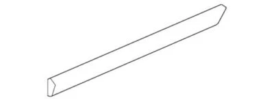 Genuine GM 2006-2008 Chevrolet Cobalt Rear Passenger Side Body Molding 15234573 - Imagem 1 de 2